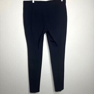 Akris Punto Womens Size 12 Pants Navy Straight Tapered Leg Stretch Viscose